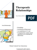 Winter 2020 Therapeutic Relationships