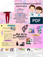 Mapa Mental Del Rol Del Obstetra y 5 Pasos de Consejería