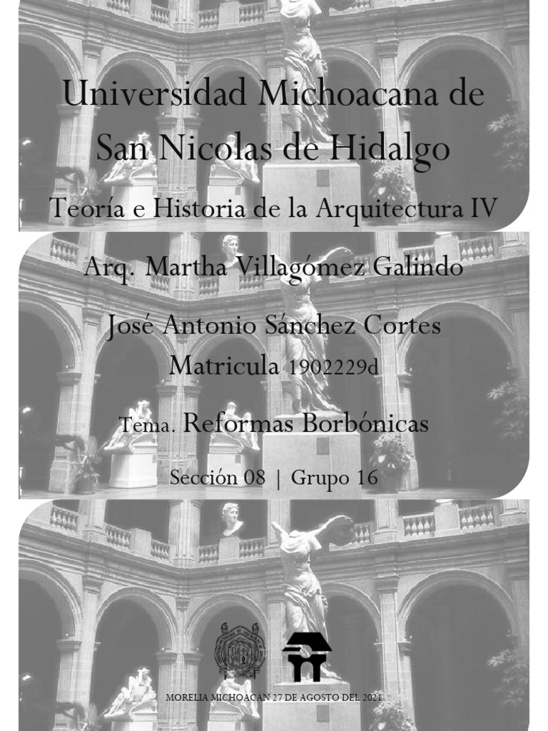 Reporte de lectura reformas borb nicas pdf nueva espa a espa a