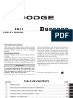 2011 Durango Owners Manual