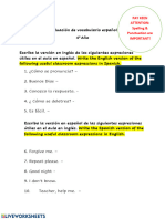 ¿Cómo Se Pronuncia? - 2. Buenos Dias - 3. Conozco La Respuesta. - 4. ¿ Cómo Se Deletrea? - 5. Es Fácil.