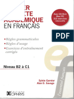 Rédiger Un Texte Académique en Français