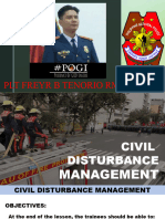 Civil Disturbance Management Final