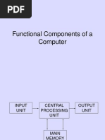 Functional Components of A Computer