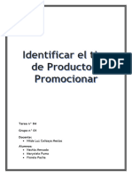 Actividad N 4 - Identificar El Tipo de Producto A Promocionar