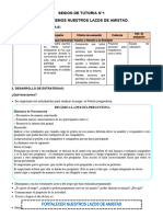 Tutoria Fortalecemos Lazos de Amistad