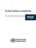 Verbal Autopsy Standards 2022 Who Verbal Autopsy Instrument v1 Final