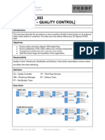 SC-WH - Sop - 002 - Outbound - Quality Control