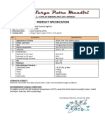 UNA Products Specification DCHF (Fine)