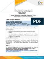 Guía de Actividades y Rúbrica de Evaluación - Unidad 1 - Fase 2 - Referente Histórico y Ejercicios Preliminares