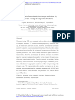 Assessment of Uncertainty in Damage Evaluation by Ultrasonic Testing of Composite Structures