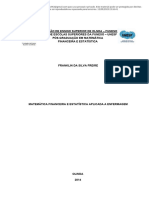 Matemática Financeira e Estatística Aplicada a Enfermagem _