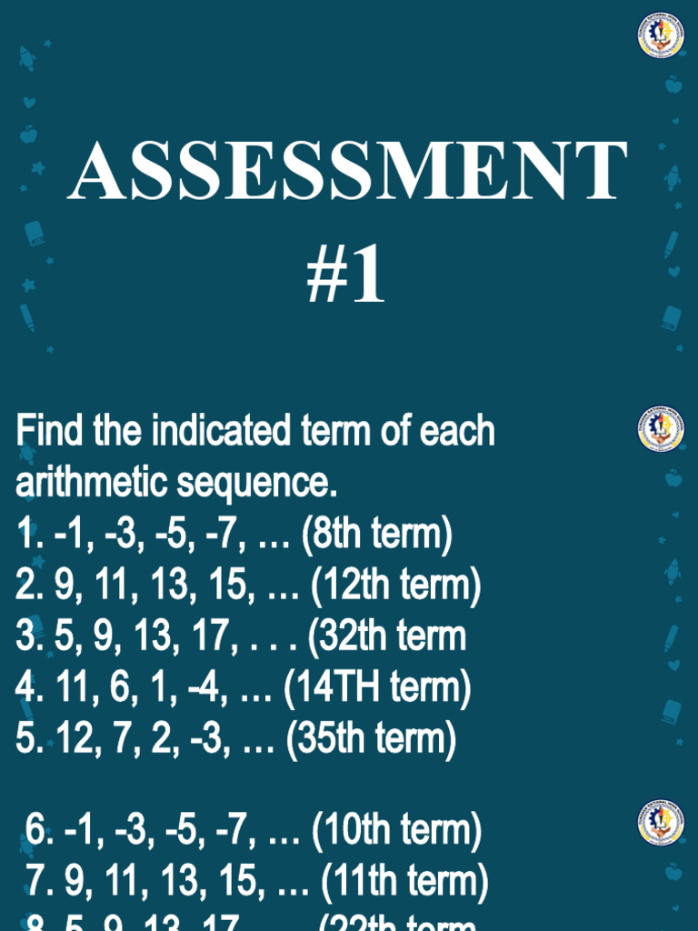 Arithmetic Sequence Term Calculations | PDF