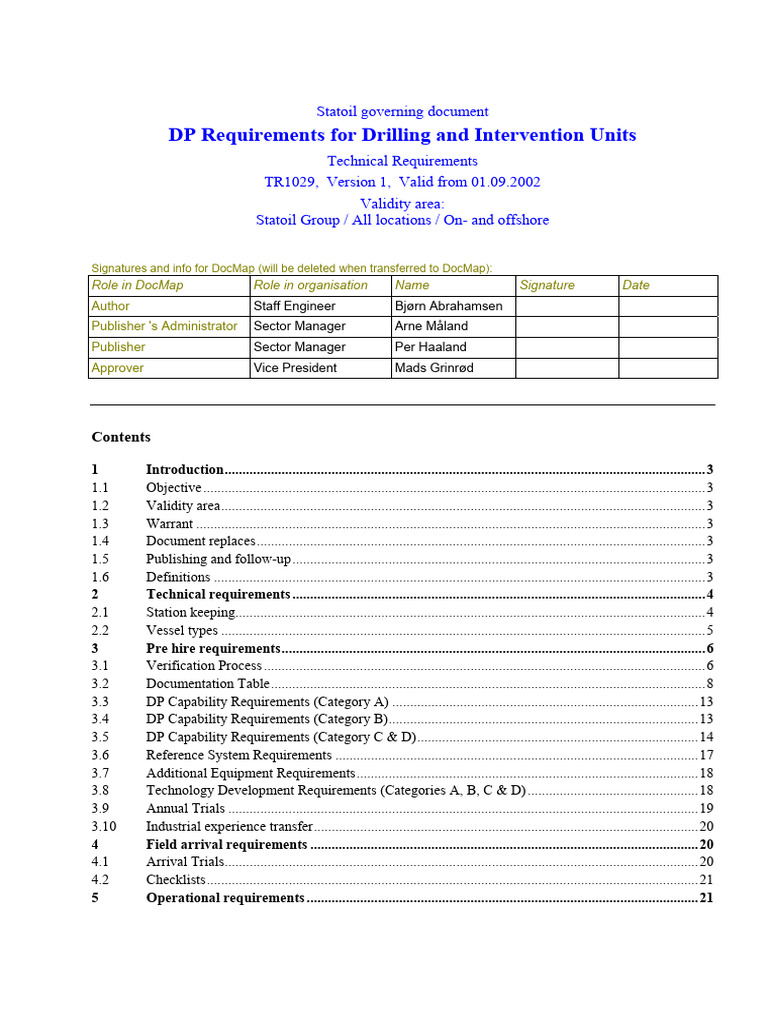 DP Requirements For Drilling and Intervention Units PDF