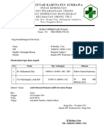 Surat Perintah Tugas Puskesmas