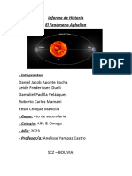 Informe de Historia - Fenomeno Aphelion