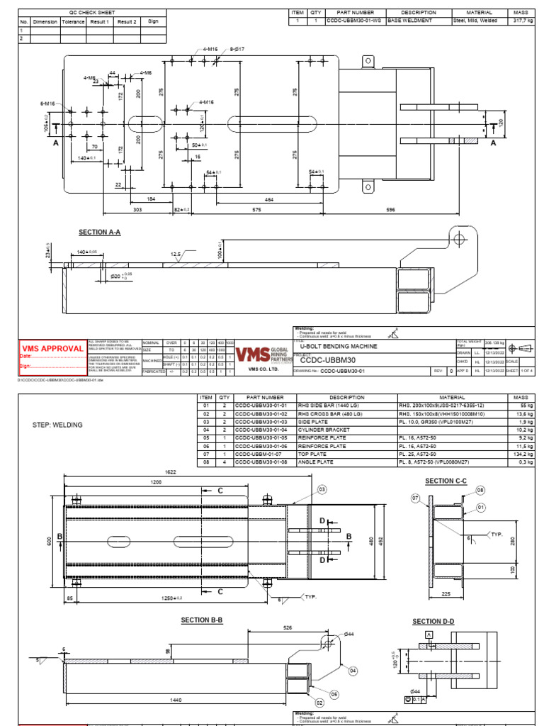 CCDC Ubbm30 01 PDF Sheet Metal Engineering Tolerance