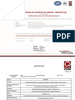Certificado RETILAP PRFV No. 2887 QCERT