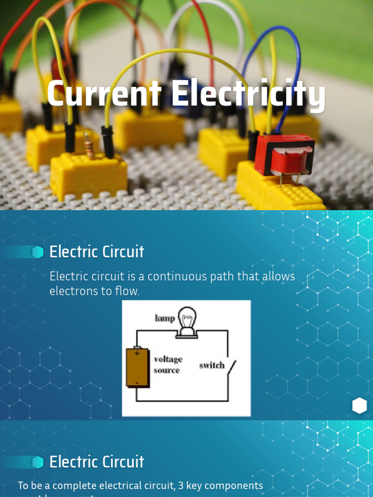 Intro To Current Electricity Slides PDF