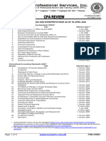 FAR.3300c List of IFRS and Interpretations As of 4.30.22