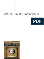 Poster, Leaflet, Dan Booklet