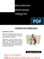 CESIÓN DE DERECHOS DEUDAS Y SUBROGACIÓN Ex. 4
