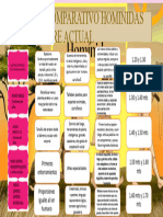 Cuadro Comparativo Hominidas y El Hombre Actual