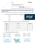 CONTROL MULTIPLICACIÓN TABLA 7 y 8