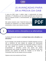 Técnicas Avançadas para Resolver A Prova Da OAB