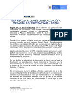 009 DIAN Realiza Acciones de Fiscalizacion A Operacion Con Criptoactivos BITCOIN