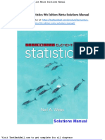 Elementary Statistics 9th Edition Weiss Solutions Manual