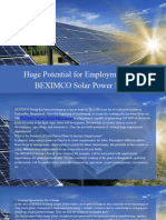 Huge Potential For Employment With BEXIMCO Solar Power Plant