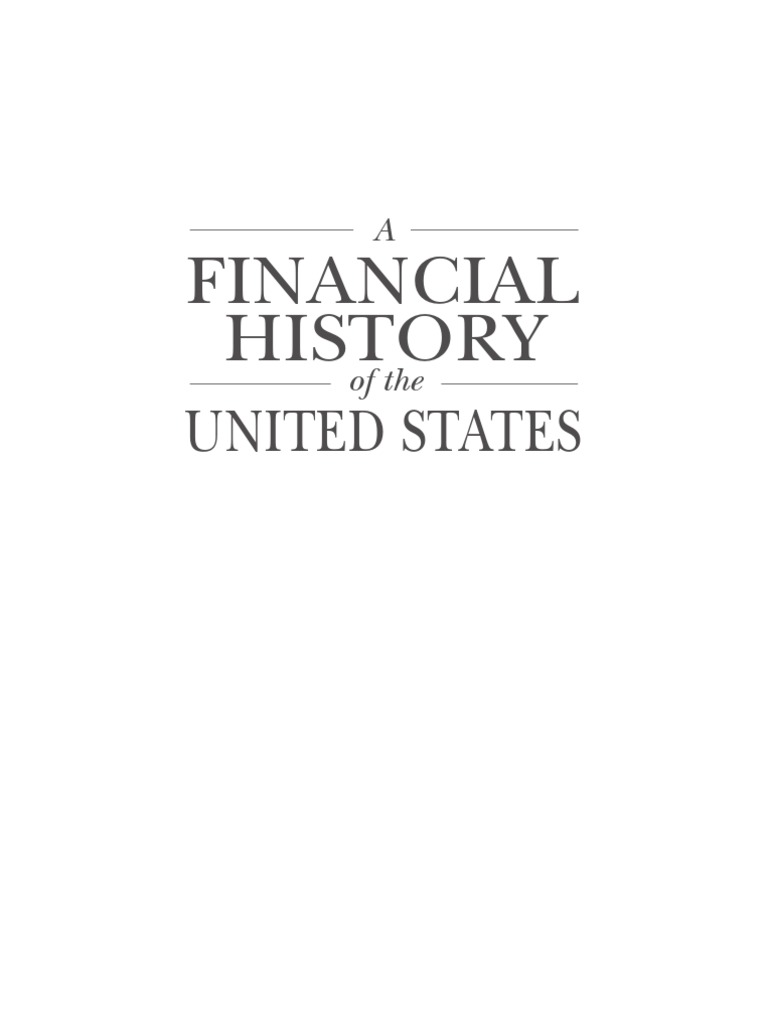 A Financial History of The United States PDF Securities (Finance