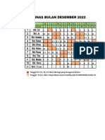 Jadwal Dinas Bidan Bulan Desember 2022