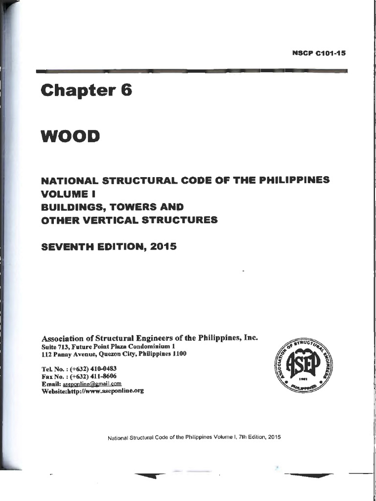 Timber Beam Design Standards in NSCP | PDF | Lumber | Bending