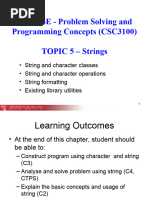 Topic5 - Strings