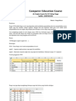 Excel 2 - Rumus Dasar