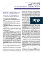 Pulmonary Injury Mediated by Cytokine Storm During Viral Infection Was Ameliorated by Traditional Chinese Medicine