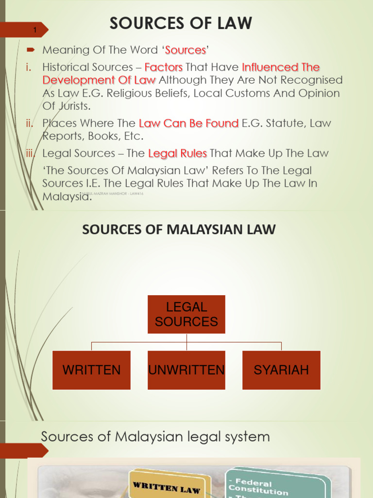 chapter-1-sources-of-law-in-malaysia-pdf-precedent-constitution
