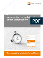 Introduction To Tableting by Direct Compression