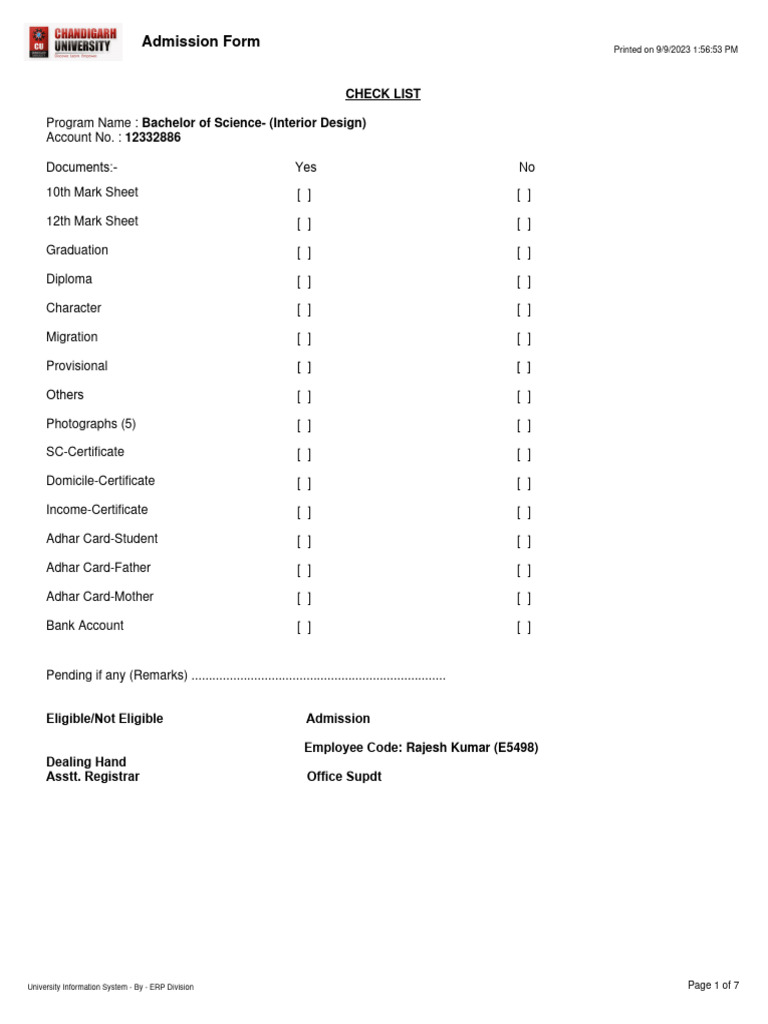 Admission form accountno 12332886 pdf cybercrime justice