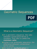 Geometric Sequences