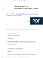 International Financial Management Eun 7th Edition Test Bank