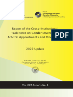 ICCA Report On Gender Diversity-2022 Update | PDF | Arbitration ...