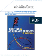 Instructor Manual For Auditing and Assurance Services in Australia 5th Edition by Grant Gay Roger Simnett