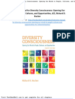 Instructor Manual For Diversity Consciousness Opening Our Minds To People Cultures and Opportunities 4 e Richard D Bucher