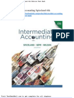 Intermediate Accounting Spiceland 6th Edition Test Bank