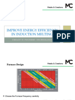 Improve Energy Efficiency in Induction Melting