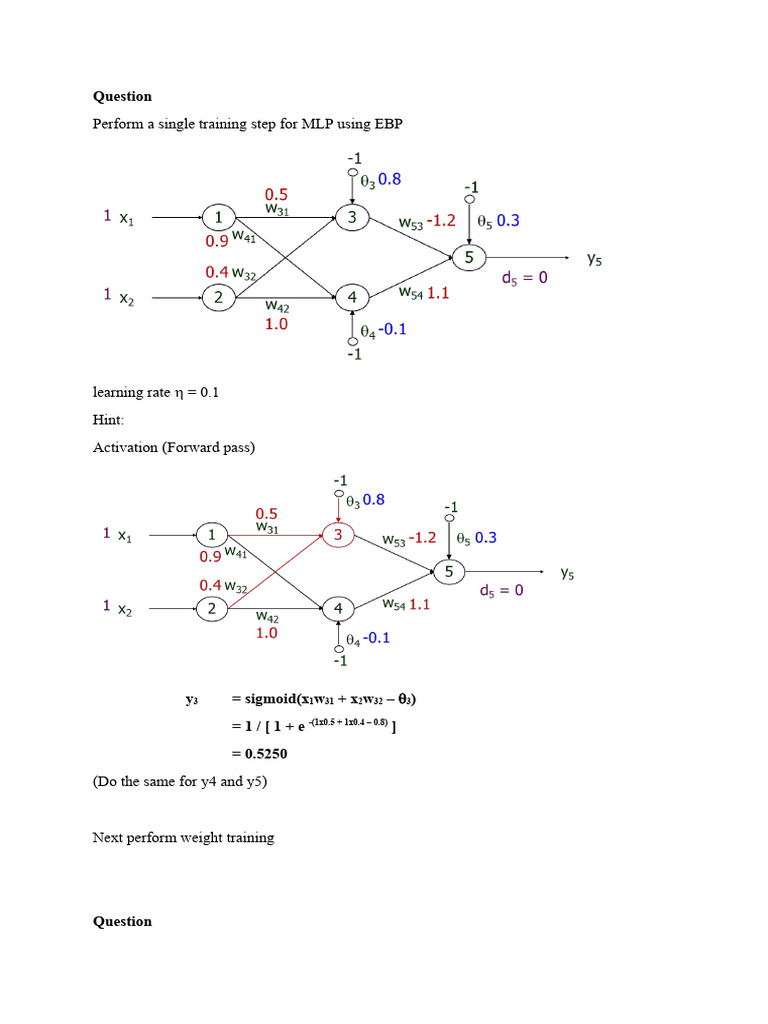 MLP Training and AI Concepts Overview | PDF | Odds | Learning