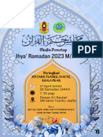 Majlis Khatam Dan Penutup Ihya Ramadan